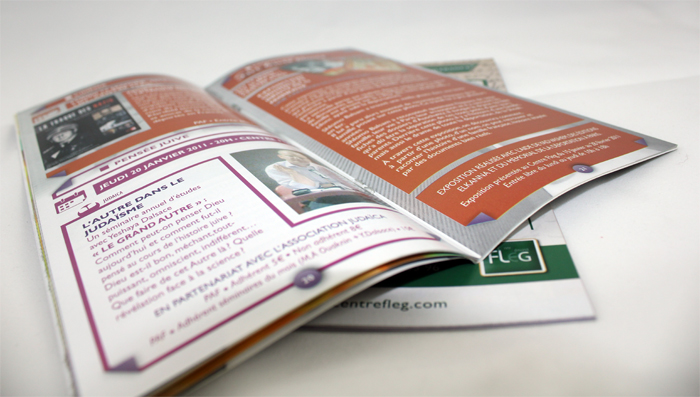 Pages intérieures du programme, articles et conférences